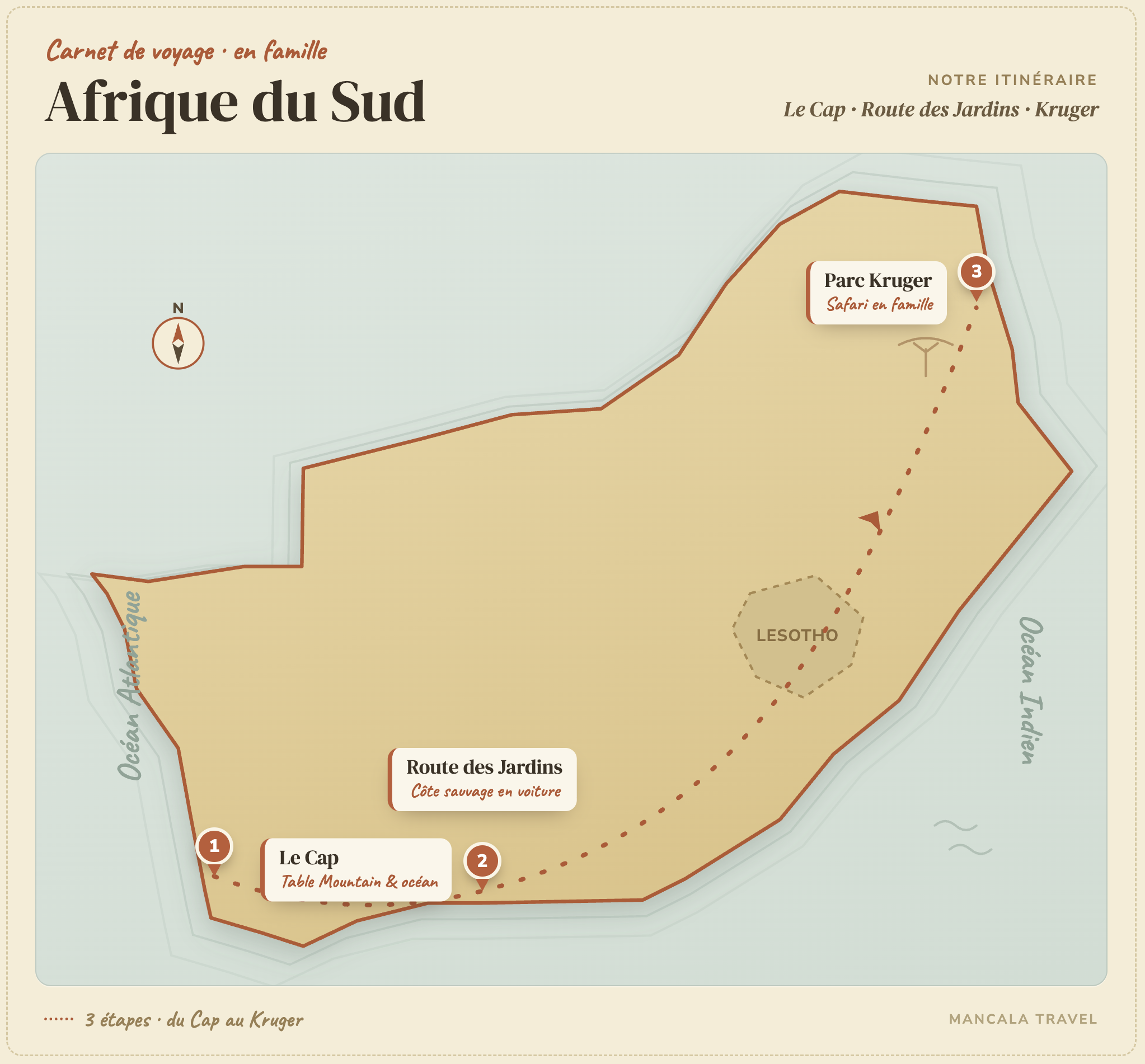 Carte Afrique du Sud